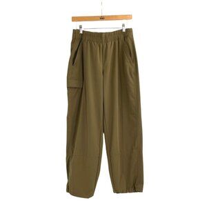 Athleta Women Boundless Ripstop Cargo Pants Small Olive Green Gorpcore Outdoor
